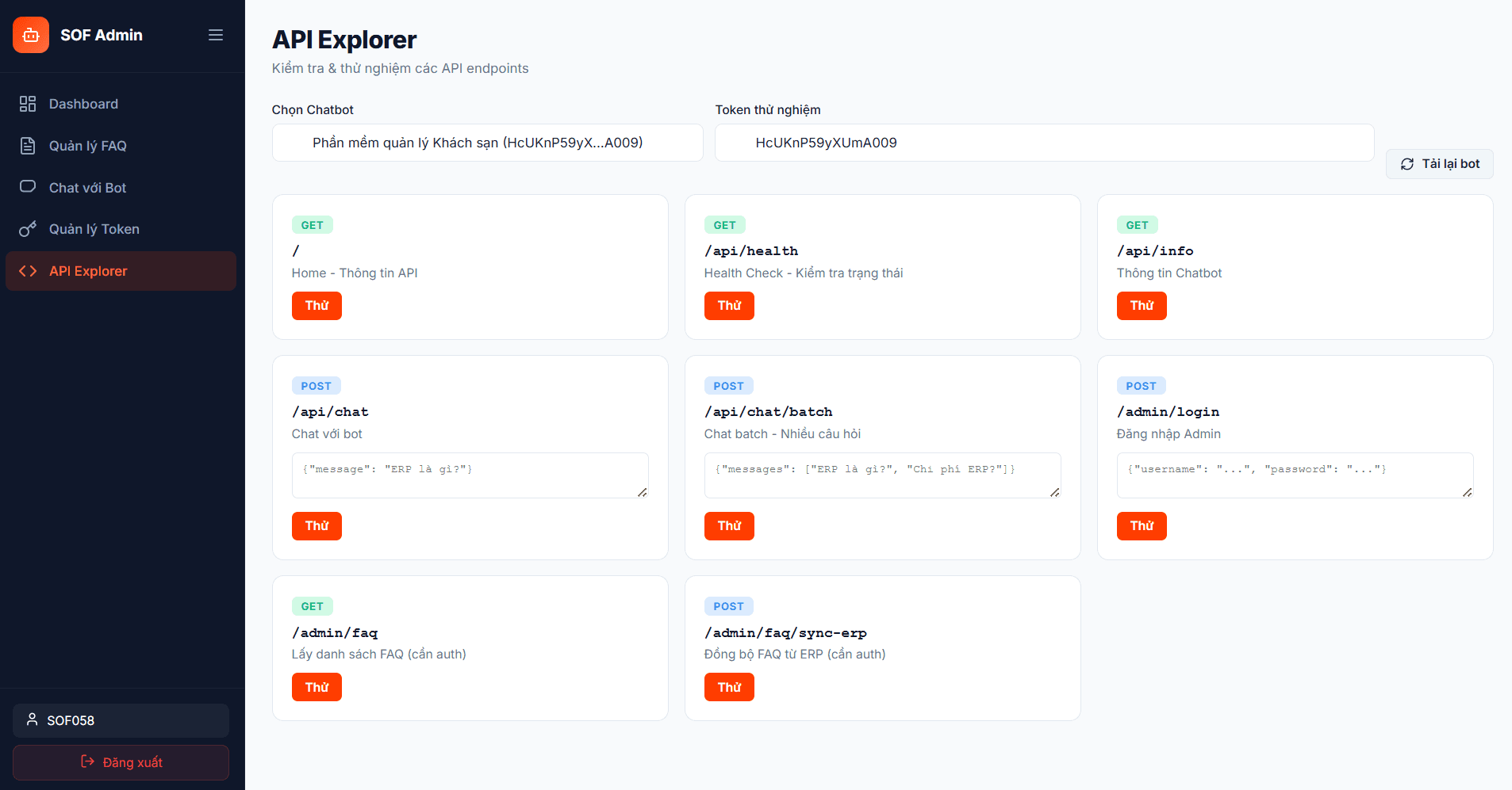 Enterprise Chatbot Management & Knowledge Orchestrator - Screenshot 5