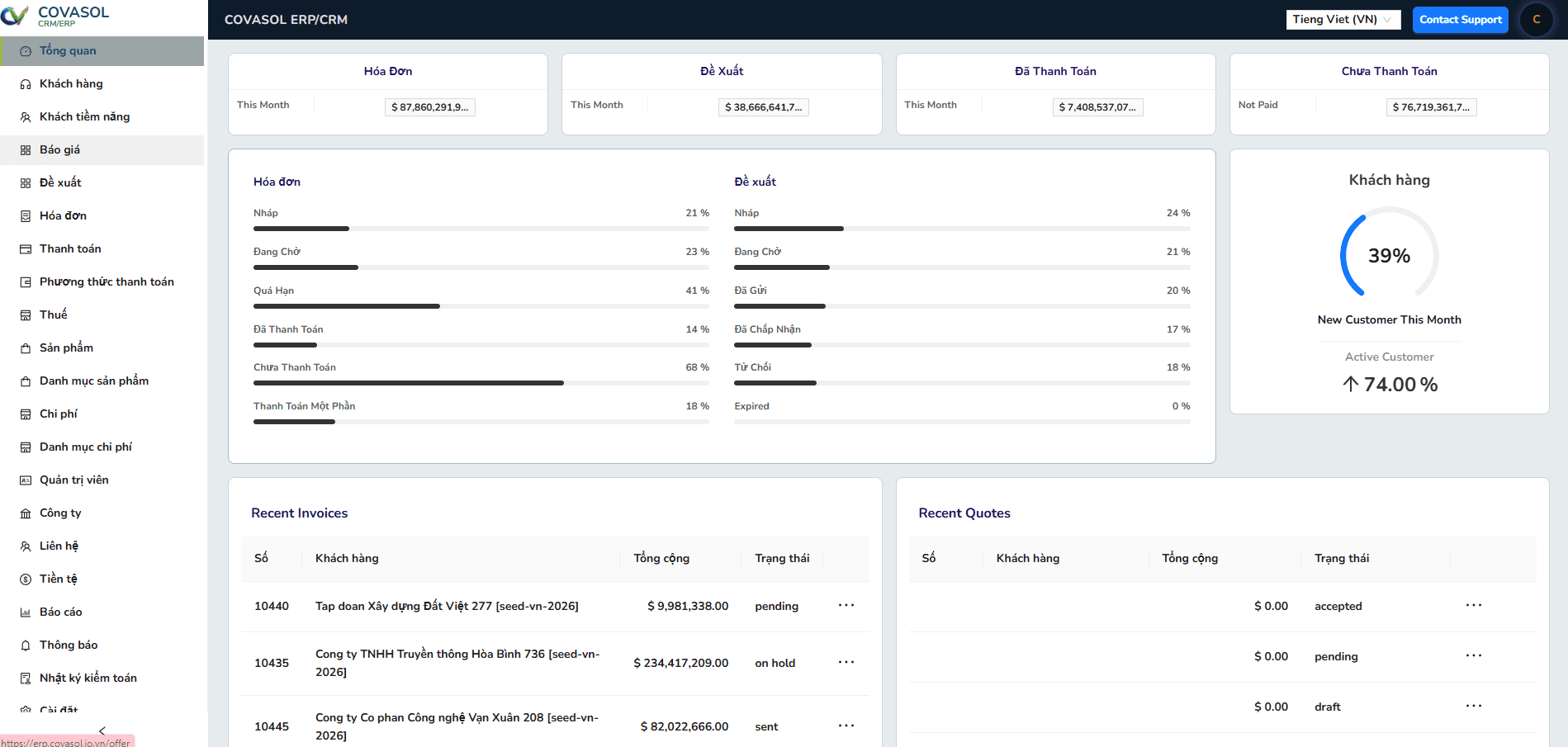 COVASOL MiniERP/CRM | Enterprise Resource Planning - Screenshot 3