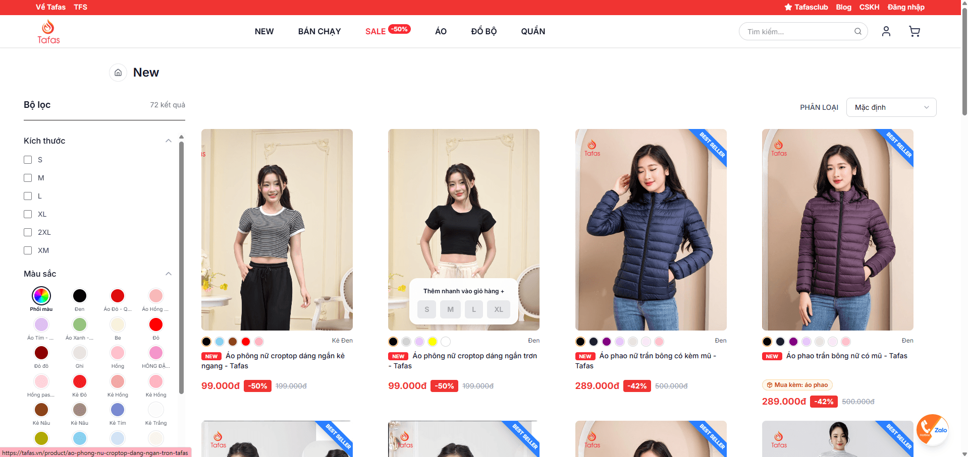Tafas.vn | High-End E-Commerce Platform - Screenshot 2